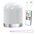 thumbnail image 1 of facefd Remote Control RGB Color Night Light Auto Power Off RGB night lamp Kid Bedroom USB Rechargeable Night Lamp, 1 of 9