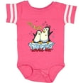 thumbnail image 3 of Inktastic My Aunt Loves Me Penguin Boys or Girls Baby Bodysuit, 3 of 5