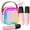Pink-3Mics, variant on Mini Karaoke Machine with 2 Wireless Microphones for Kids - Portable Speaker Home Party Birthday Gifts for Girls Ages 4, 5, 6, 7, 8, 9, 10, 11, 12+ Years Old, Purple