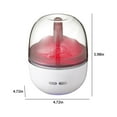 thumbnail image 2 of Mouliraty Humidifiers For Bedroom Large Room Home Warm For Mist Desk Humidifiers Oil Diffuser Quiet With Adjustable Mist, 2 of 5