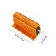 thumbnail image 3 of Riwesomey Resistor de carcasa de aluminio profesional de 100W y 100hm, convertidor de voltaje, resistencias de servidor, reparación de piezas de Herramientas eléctricas, 3 of 6
