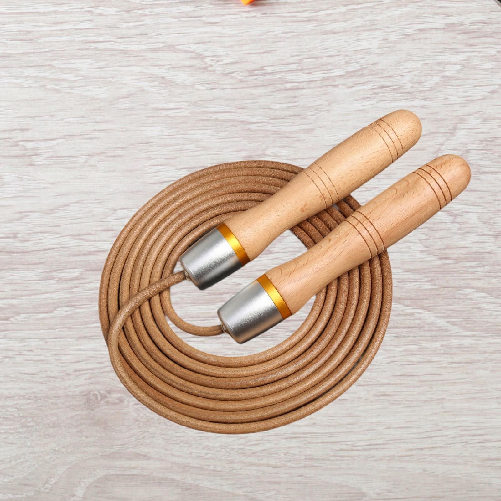 DimyFew Jump Rope 118inch Comfortable Gripping Non Slip Handle Skipping Rope for Fitness Gold