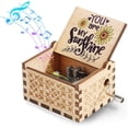 thumbnail image 1 of Caja de música personalizada de madera vintage grabada con láser Liwang, 1 of 5