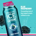 thumbnail image 2 of Pack of 2 - Sparkling Ice Caffeinated Blue Raspberry Flavored Sparkling Water Can 16 fl oz, 2 of 5