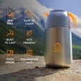 thumbnail image 4 of ENERGIFY Vacuum Insulated Thermos Food Container, Stainless Steel, 24oz, Gray, 4 of 9