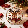 thumbnail image 4 of 5D DIY Pearl Diamond Painting Kit : Christmas Reindeer Theme,Christmas Festival Sparkling Art Hanging Ornaments for Christmas Tree Wall Window Decoration, 4 of 7