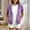 Purple, variant on Fesfesfes Girls Short Sleeve Zip Up Hoodie Lightweight Summer Cardigan Jacket, Casual Hooded Top with Pockets for Kids Ages 5-15 Years