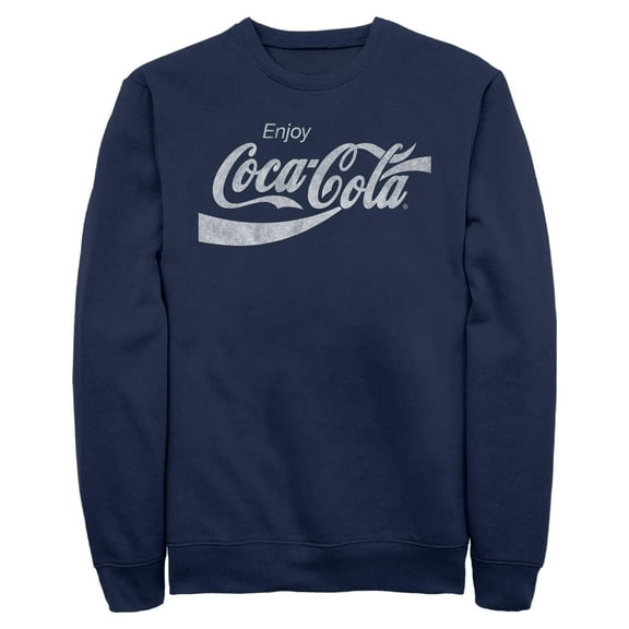 Mens Coca Cola Distressed Enjoy Sweatshirt