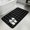 Black, variant on Brown Gingham Washable Area Rugs for Living Room Bedroom, Large Non Slip Indoor Floor Carpet Absorbent Low Pile Modern Minimalist Geometric Plaid Door Mat Rugs for Bathroom Entryway 63"x90.6"