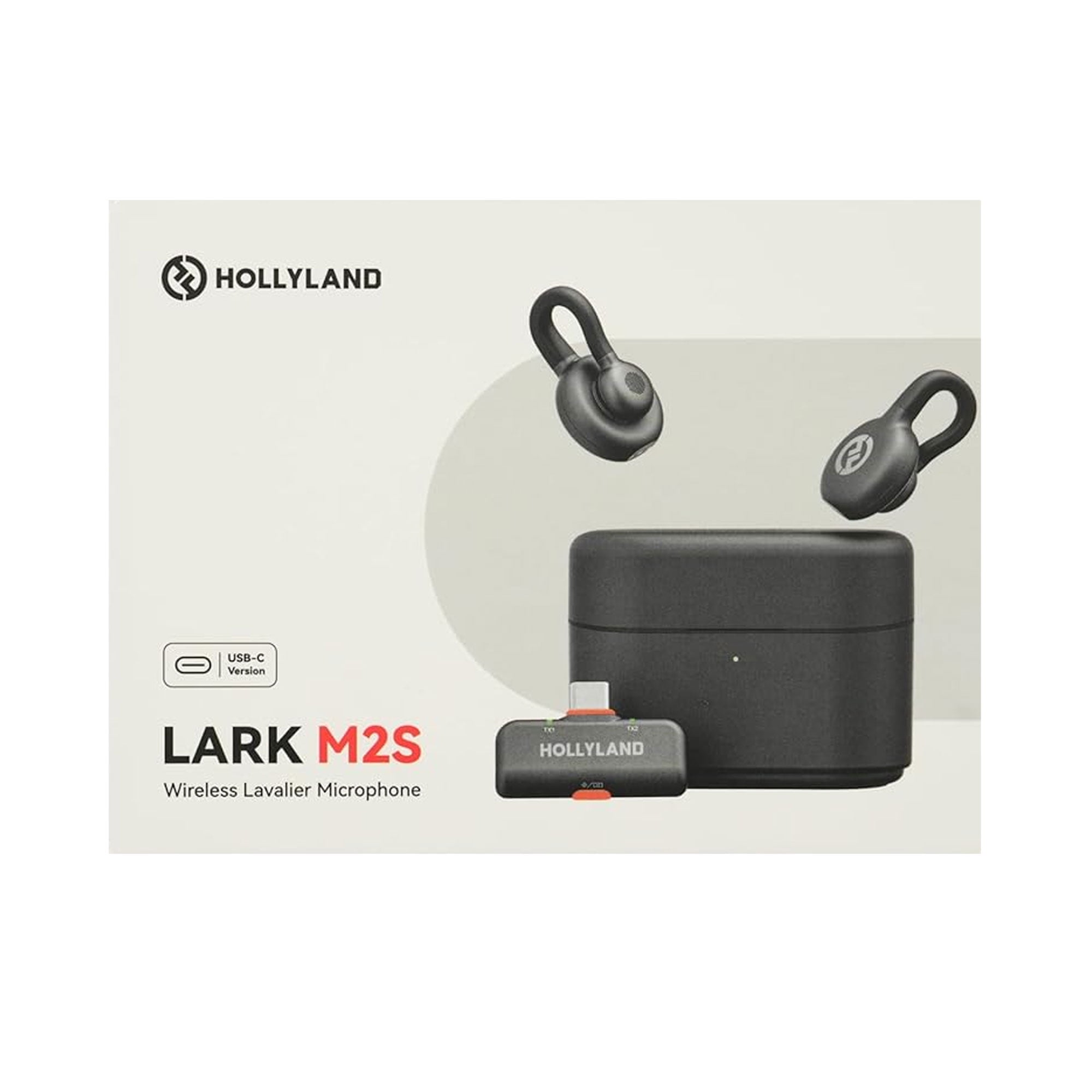 Hollyland LARK M2S 2-Person Wireless Duo Lavalier Microphone System with USB-C Port