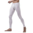 thumbnail image 6 of ZHOUCHANKIDS Men's Ice Silk Thermal Leggings for Everyday Comfort and Warmth All Day Long with Soft Breathable Fabric Ideal for Home Wear White M, 6 of 6