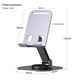 thumbnail image 2 of Soporte giratorio de 360° para escritorio, soporte portátil y plegable para teléfono celular para oficina y cocina, tableta ajustable (metal morado), 2 of 5