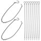 thumbnail image 1 of 15 piezas de canasta de flores Cadenas colgantes Cadena de colgantes de la jaula de pájaros Cadena de gancho de una sola mancha de flores, 1 of 5