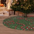 thumbnail image 6 of Yiaed Red Snake Print Christmas Tree Skirt , Tree SkirtsTree Mat for Christmas Winter Holiday Indoor Decorations-36", 6 of 7