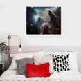 thumbnail image 4 of Shiartex Space Decor for Boys Room Canvas Wall Art Solar System Posters for Bedroom Galaxy Room Decor Outer Space Room Decor Modern Astronomy Constellation Themed Pictures Framed 20x16 in/16x12 in, 4 of 4