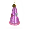 thumbnail image 2 of Pink Megaphone Glass Christmas Ornament, 2 of 3