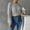 #32 Gray, variant on Byworldtasic Women's Sweater Womens Drop Shoulder Scoop Neck Long Sleeve Fall Trendy Dressy Loose Knit Cozy Pullover Tops Y2K Clothes