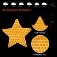 thumbnail image 3 of Uxcell Reflective Stickers Warning Star Reflector for Safety in Dark Conditions Yellow, 3 of 7