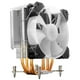 thumbnail image 4 of Coolmoon X400 Ventilador Enfriador De Cpu De 4 Pines Sata Colorido 4 Tubos De Calor De Cobre Puro 5V 3 Pines Argb Pc Radiador Para Intel/Amd Scienceny EL012148-00, 4 of 6