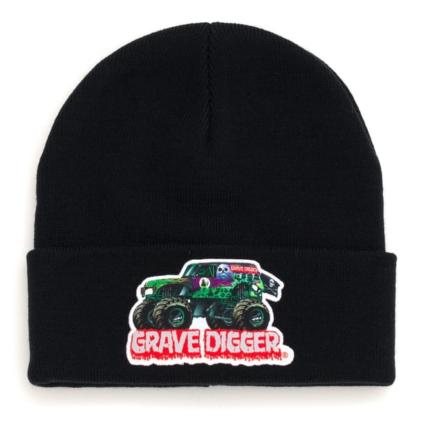 Gorro de invierno Monster Jam Grave Digger Newborn Black