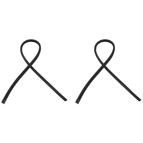 2X Silicone 24 Inch 6mm Universal Vehicle Replacement Wiper Blade Refill