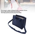 thumbnail image 4 of Large Canvas Tote Bag, Canvas Handbag with Zipper, Commute Handbag  Closure Messenger Bag for Work Beach Gym, 4 of 7