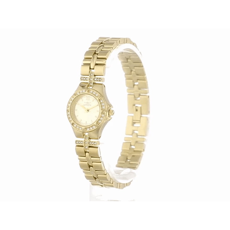 Invicta 0134 Wildflower Quartz Gold Dial Watch Amazon.com: Invicta Women main image 3