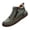 Green_011, variant on Women's Side Zip Orthopedic Leather Trainers, Non Slip Lightweight Casual Walking Shoes for Dressy & Outdoor Wear Black 5.5（EU-36）