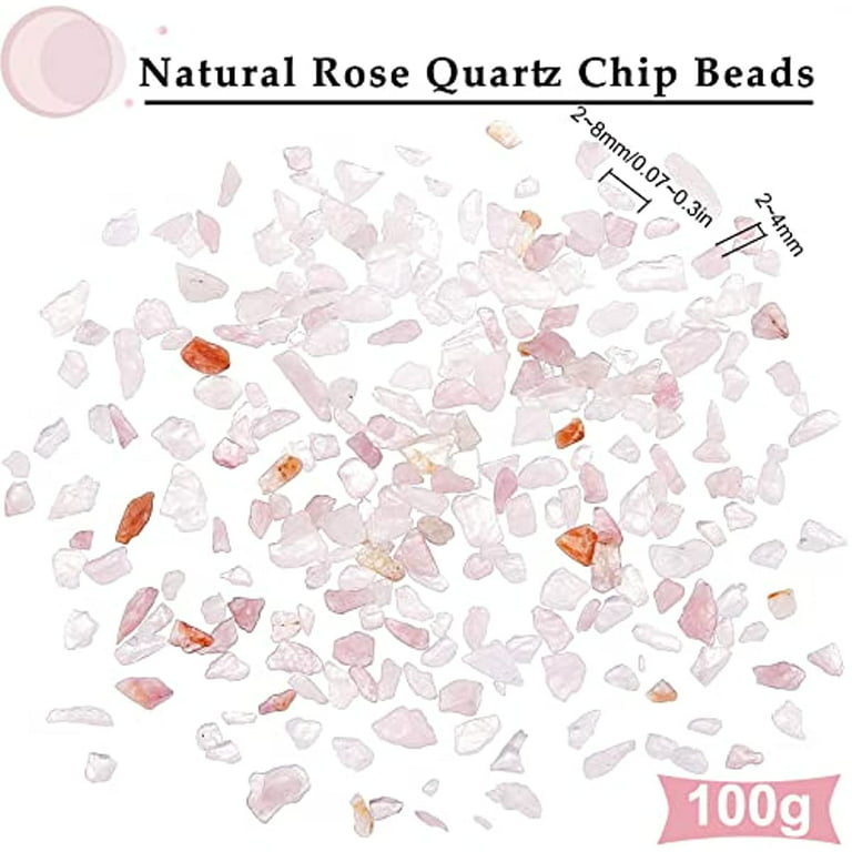 100g of Natural Rose Quartz Chips Mini Tumbled Rose Quartz Stones Small  Rose Quartz Pebbles Raw Rose Quartz Rose Quartz Rocks 