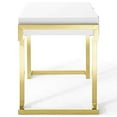 thumbnail image 4 of Modway Bureau de bureau à Anneau, Or Blanc, 4 of 6