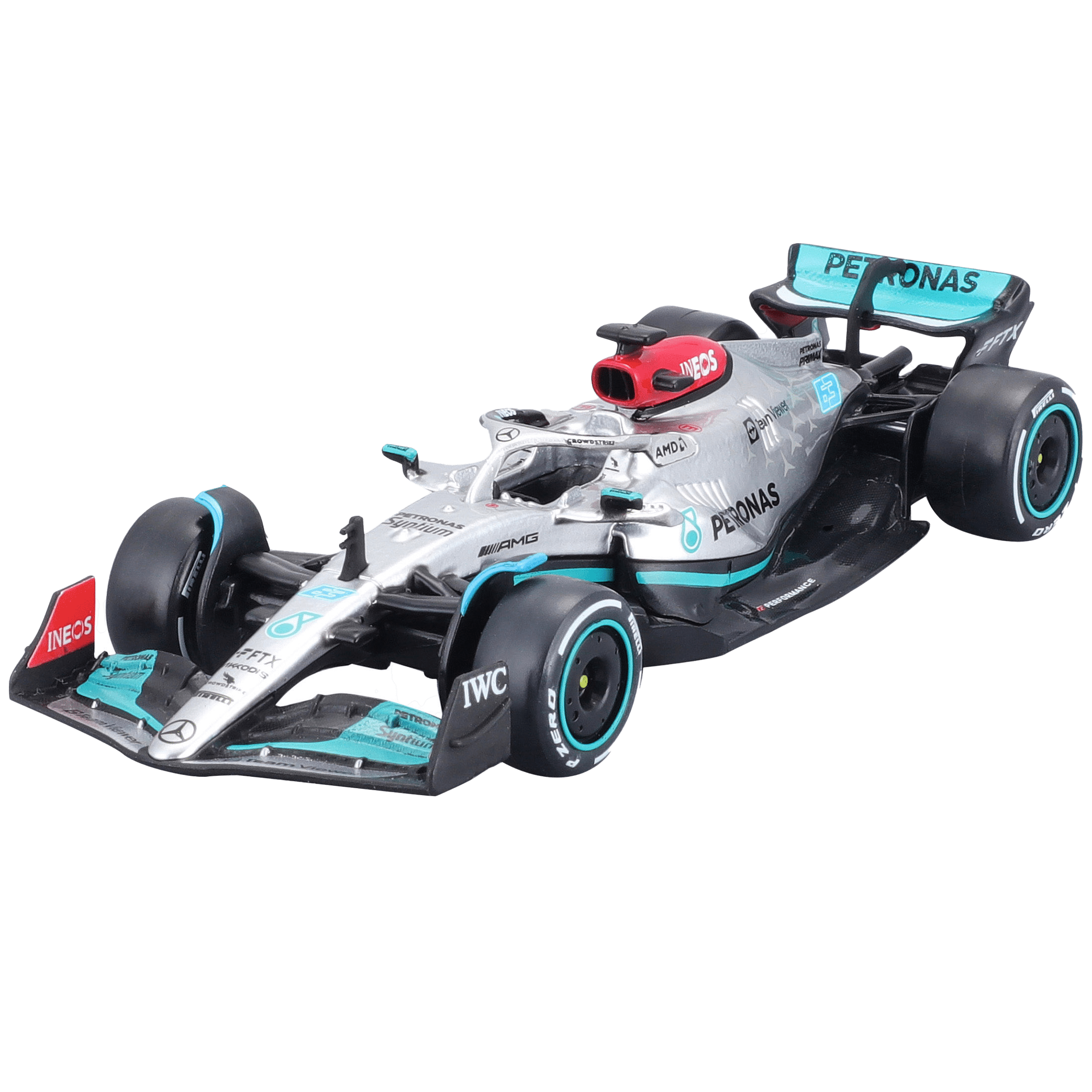 Bburago 1:43 Scale Formula Racing Play Vehicle Race Car 1 Piece in a Display Case of Assorted Formula Teams (Styles May Vary)