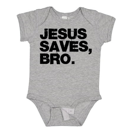 

Inktastic Jesus Saves Bro Christian Gift Baby Boy or Baby Girl Bodysuit