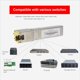 thumbnail image 4 of 3X Transceptor Compatible con SFP-10G-, 10G SFP+ RJ-45 1.25/2.5/5/10G-T CAT.6A Transceptor de Cobre, 4 of 5