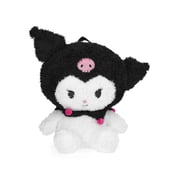 Hello Kitty and Friends Girls 12.5” Kuromi Plush Backpack, Black