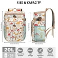 thumbnail image 3 of Mushroom Cooler Backpack Insulated Waterproof Leak Proof Backpack Cooler Lightweight Lunch Picnic Camping Backpack Cooler for Men Women, 3 of 6