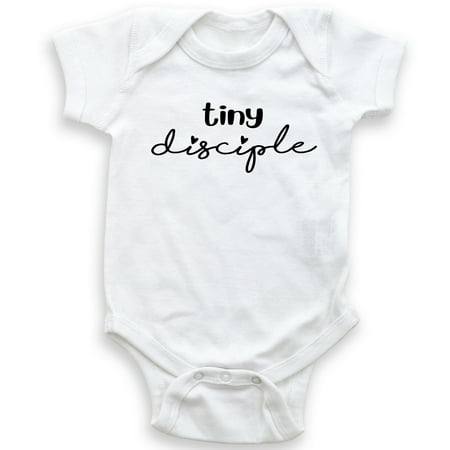 

Tiny Disciple - Baby Bodysuit - Unisex Clothing - Baby Boy - Baby Girl - Religious Christian Bodysuit