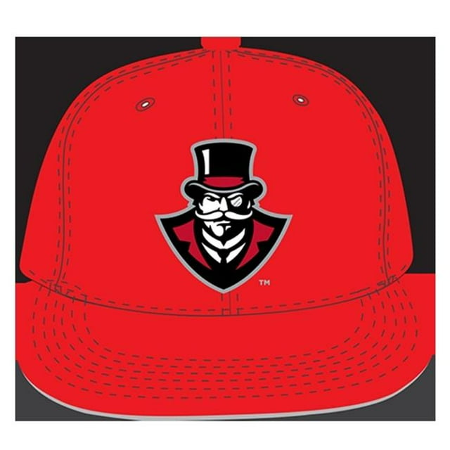 W Republic Apparel 1024-105-RED Austin Peay State University Velvet Snapback, Red
