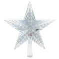 thumbnail image 3 of 1Pc Christmas Star Tree Topper Lights,Christmas Tree Topper Star with LED Light,Clear Five-Pointed Star Tree Topper Plug in for Christmas New Year Holiday Party Christmas Tree Decoration,White,8.7", 3 of 3
