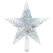 Christmas Tree Topper Star,8.7" LED Lighted Star Tree Top,5-Point Star RGB Night Light Treetop,Small Xmas Tree Decor for Christmas,USB Plug in,for Indoor Holiday Party