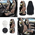 thumbnail image 2 of HUIACONG Flag Eagle Car Interior Accessories Set of 12 Auto Seat Covers Wheel Cover for Car Car Seat Belt Pads Cover Car Trash Can Rearview Mirror Cover All Season Fit for Most Car SUV, 2 of 6