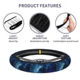 thumbnail image 5 of Galaxy Nebula Space Elastic Stretch Steering Wheel Cover Car Wheel Protector Universal 15 Inch Fit For Vehicle Car Auto Suv, 5 of 6