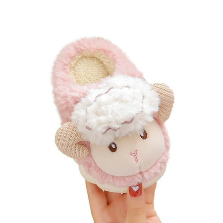 

GERsome Baby Girls Boys Premium Soft Plush Slippers Cartoon Warm Winter House Shoes