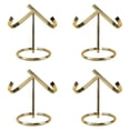 thumbnail image 2 of HWHCGZ 4 Pcs Metal Crystal Heart Stone Stand Crystal Ball Holder Mineral Specimen Display Easel Holder for Gemstones Fossils Agate Slabs Plates ,2 x 2.36 x 2.56 Inch Gold*4, 2 of 8