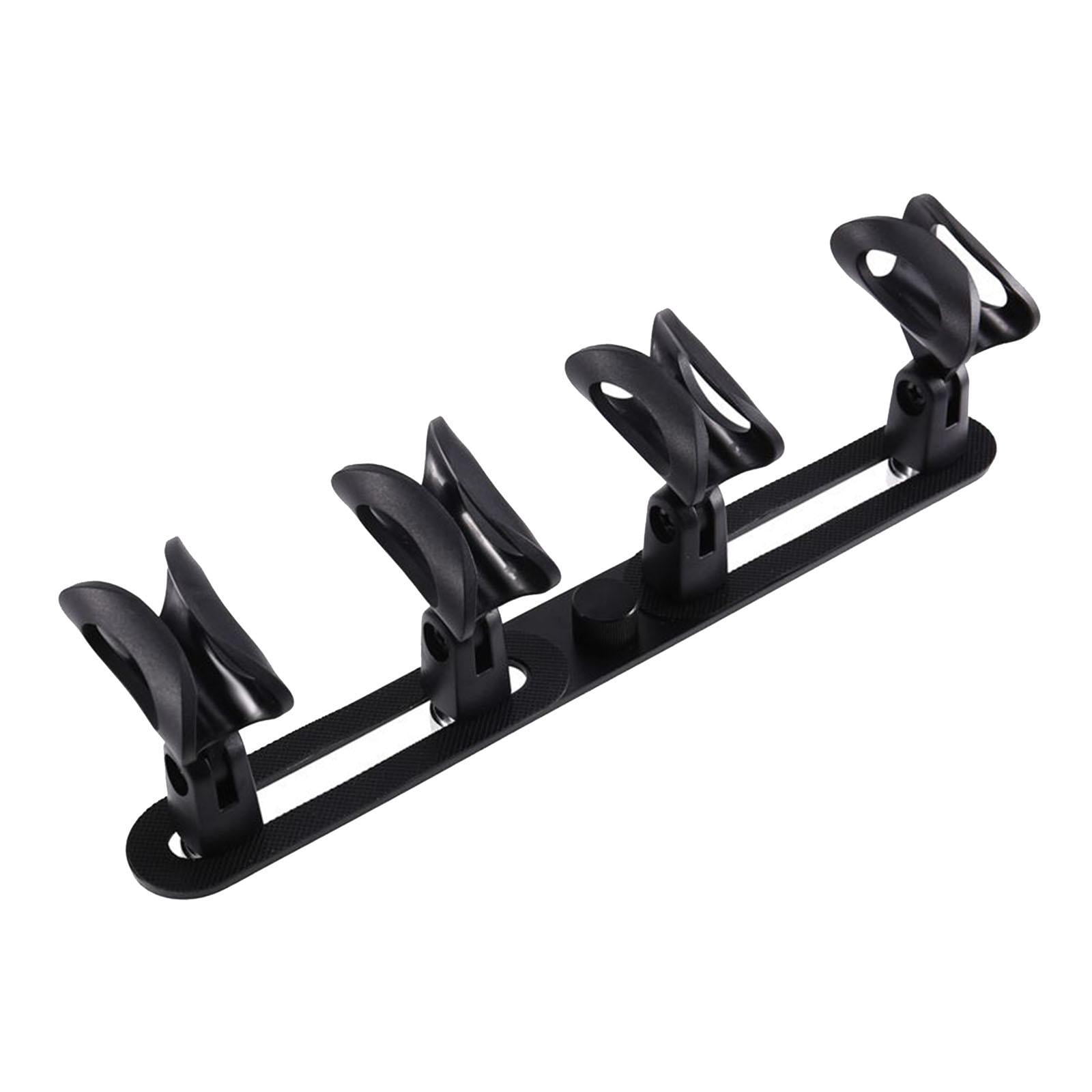 LeeQinersw Stereo Array Spacing Bar Microphone Holder Microphone Stand for Speech Choir 4 Clips