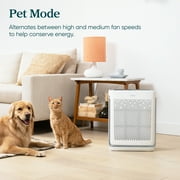 Levoit Vital 200S-P 1876 Sq Ft 3-Stage Filtration Air Purifier for Home, Pet Mode for Pet Hair & Dander Control, Sleep Mode, White Gray