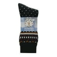 thumbnail image 5 of Polar Heat Socks for Men, 3 Pairs Spandex-Polyester Acrylic Crew Socks, Burgundy, Size 7-12, 5 of 8