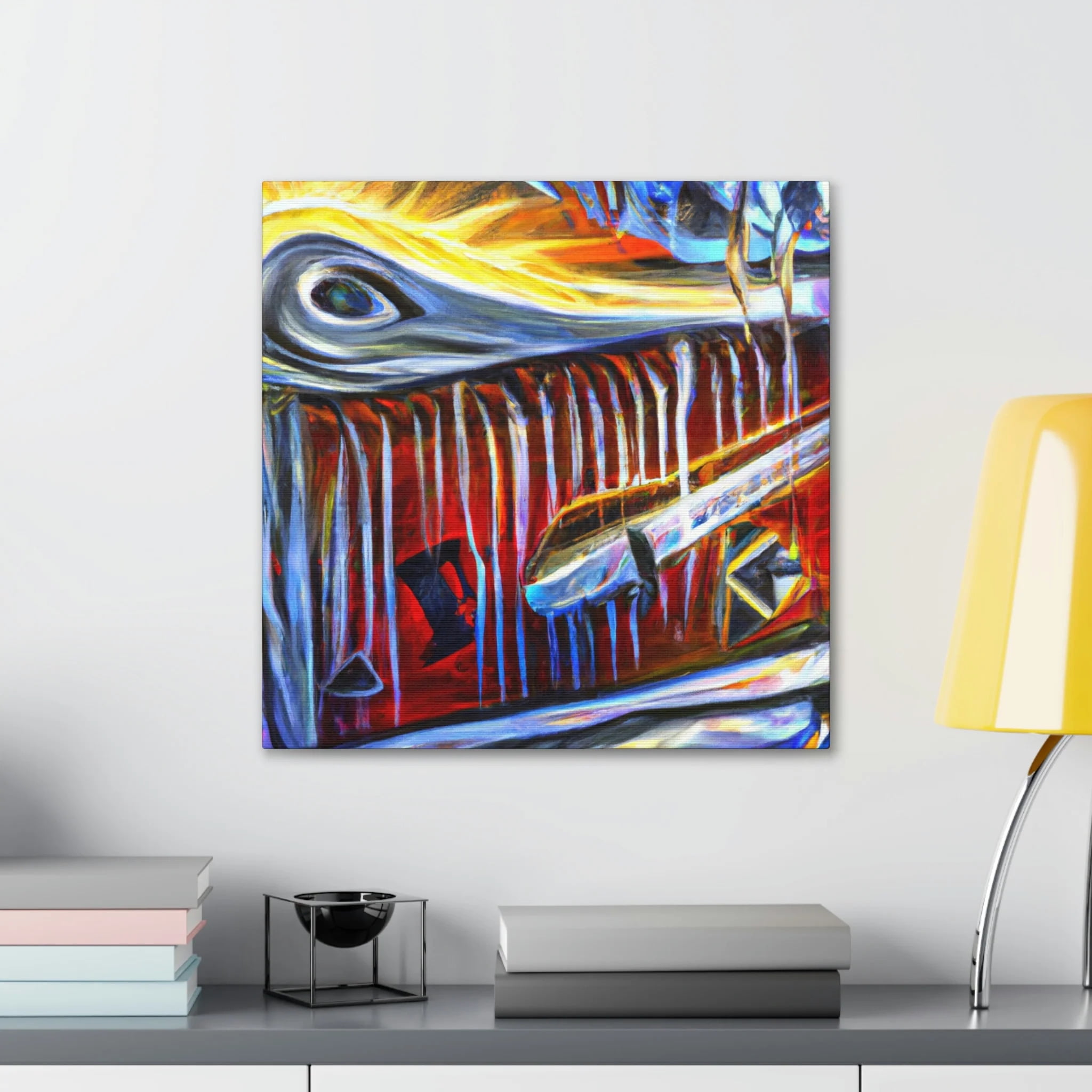Harmonica Through Expressionism - Canvas