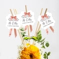thumbnail image 2 of Koyal Wholesale White Fancy Frame Wedding Ribbon Wand Favor Tags, Wave Your Wand With Joy & Laughter, 96-Pack, 2 of 5