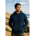 thumbnail image 6 of Men's Waffle Knit Thermal Pullover Hoodie (S-3XL), 6 of 7