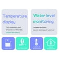 thumbnail image 4 of Medidor de Nivel de Agua de Nivel de Agua de Nivel Ultrasónnico Ultrasónico Consejo de Temperatura de Nivel de Profundidad del Líquido Indadador de Calibre Con Pantalla de, 4 of 7